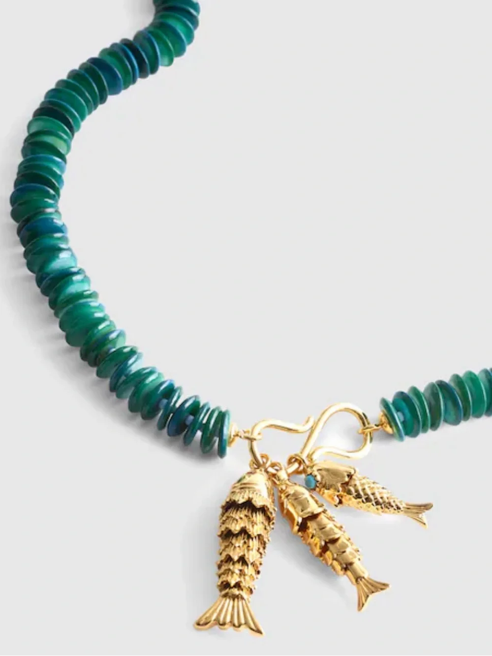 NWT Madewell x Shopbop Beaded Fish Statement Necklace